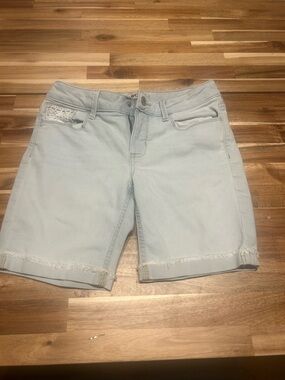 Light Blue Girls  Denim Shorts